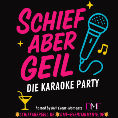 Logo: Schief aber Geil! Karaoke Party